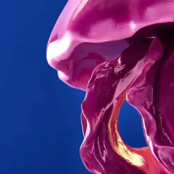 Plafonnier méduse Ava, magenta