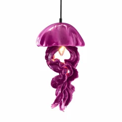 Plafonnier méduse Ava, magenta