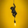 plafonnier singe Chip, noir