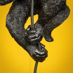 plafonnier singe Chip, noir