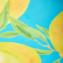 Plateau Citron, turquoise-jaune