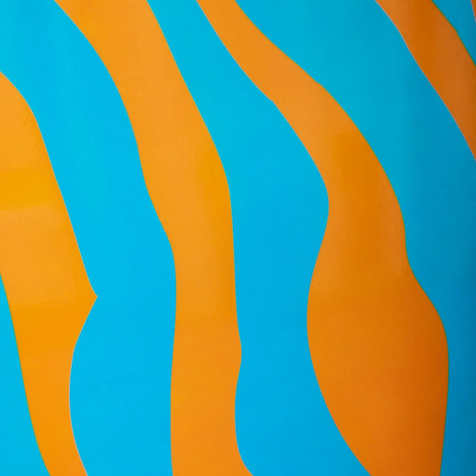 Plateau Zèbre, turquoise-orange