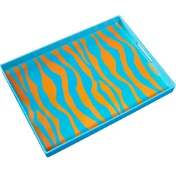 Plateau Zèbre, turquoise-orange