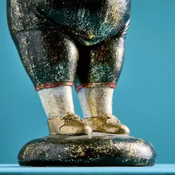 Porte-cartes / figure animale Hippopotamus Hippo, polyrésine, 18x14x29 cm