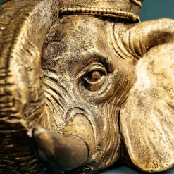 Pot de fleurs elephant Jumbo, or