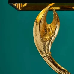Premium Lampe de table métallique Homard Lobster, or