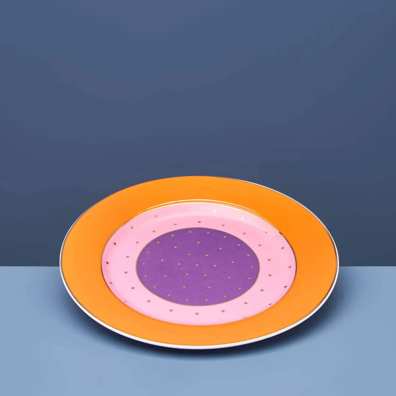 Set de 4 assiettes à dessert Fancy Colors