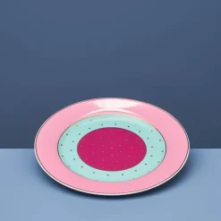 Set de 4 assiettes à dessert Fancy Colors