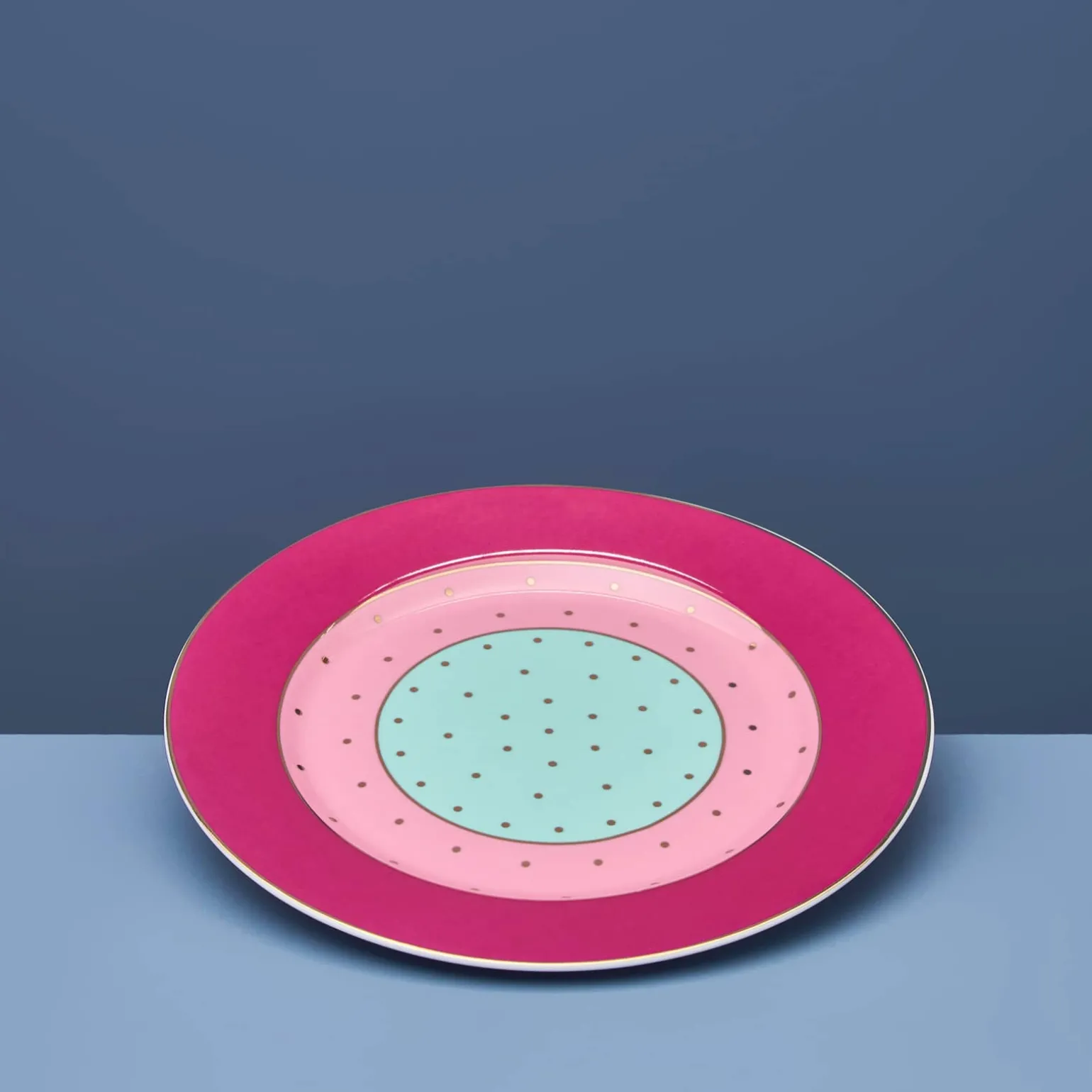 Set de 4 assiettes à dessert Fancy Colors