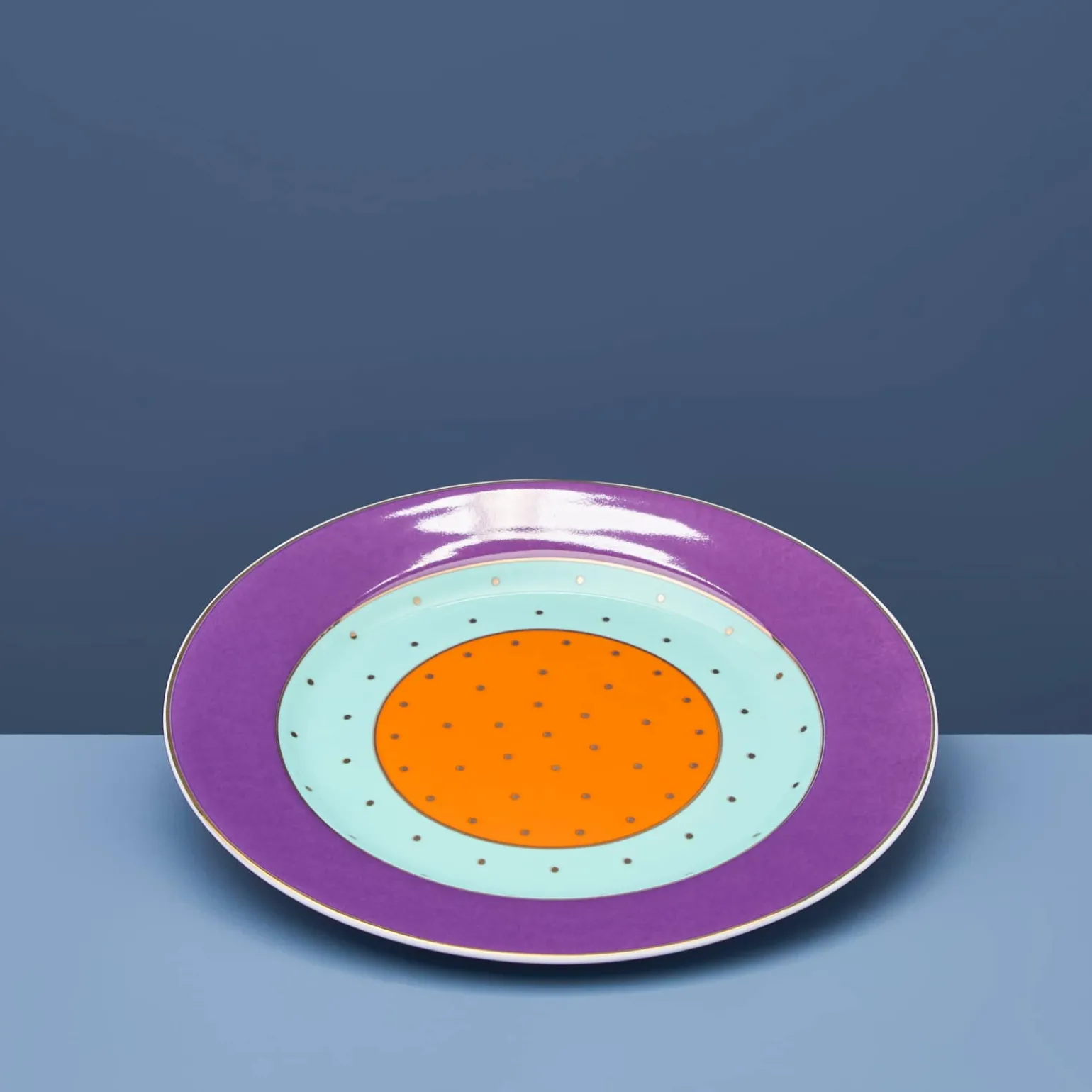 Set de 4 assiettes à dessert Fancy Colors