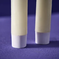 Set de 4 bougies LED, beige