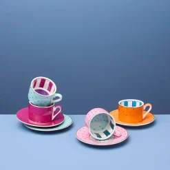 Set de 4 tasses à expresso Fancy Colors