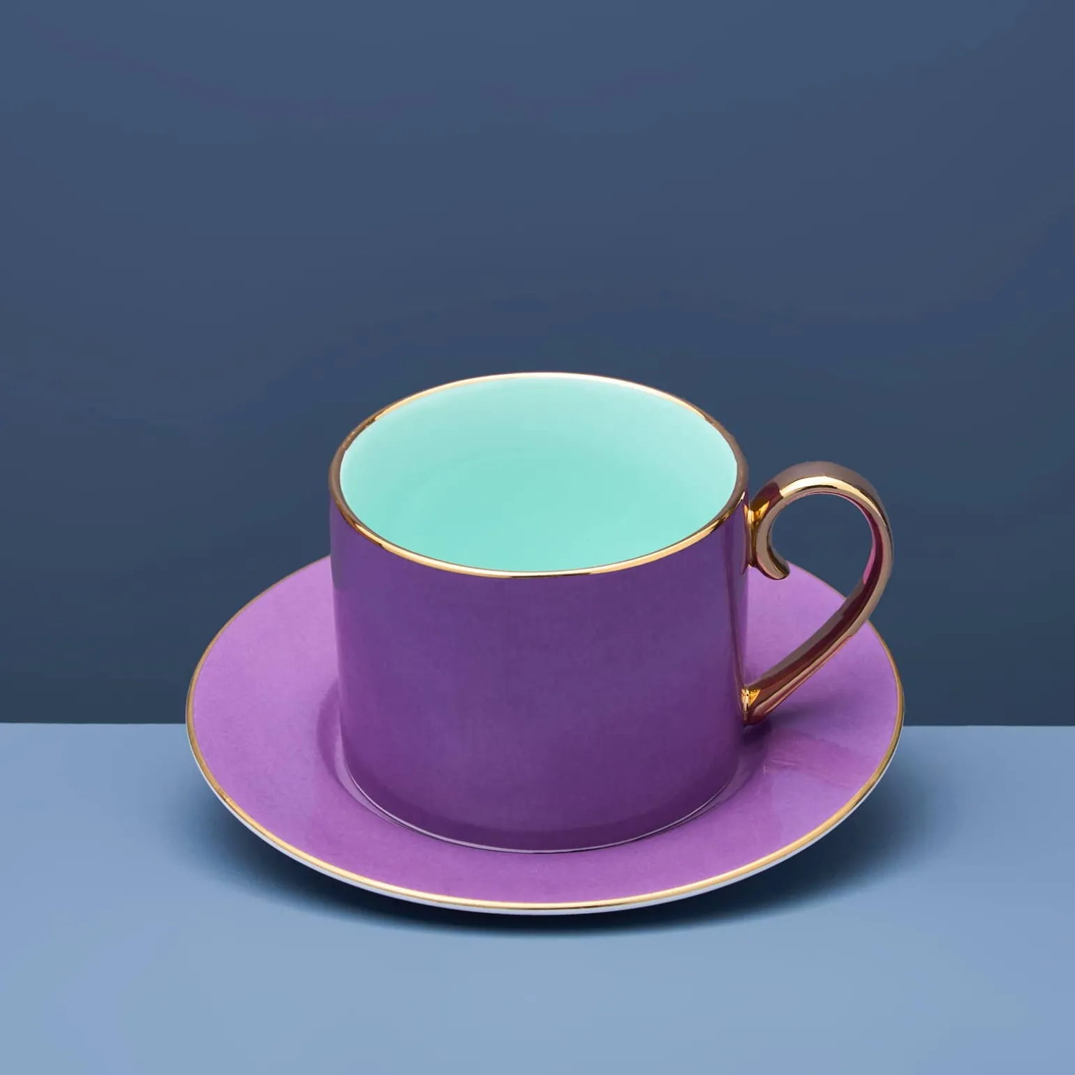 Set de 4 tasses Fancy Colors tasse avec soucoupe