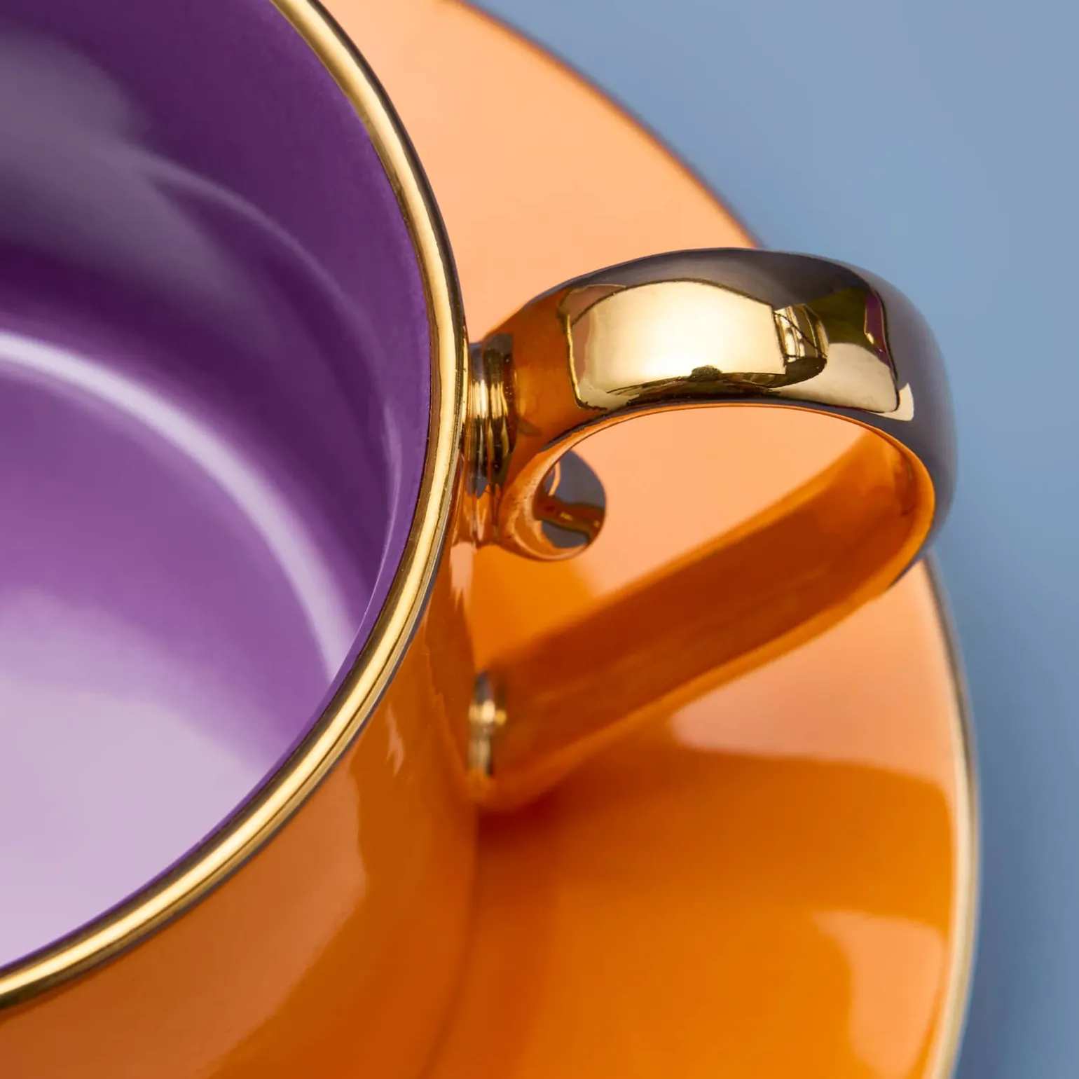 Set de 4 tasses Fancy Colors tasse avec soucoupe