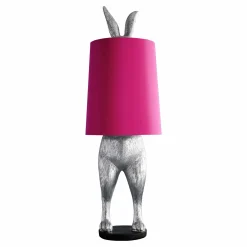 Stehleuchte Hase Hiding Rabbit®, magenta-silber