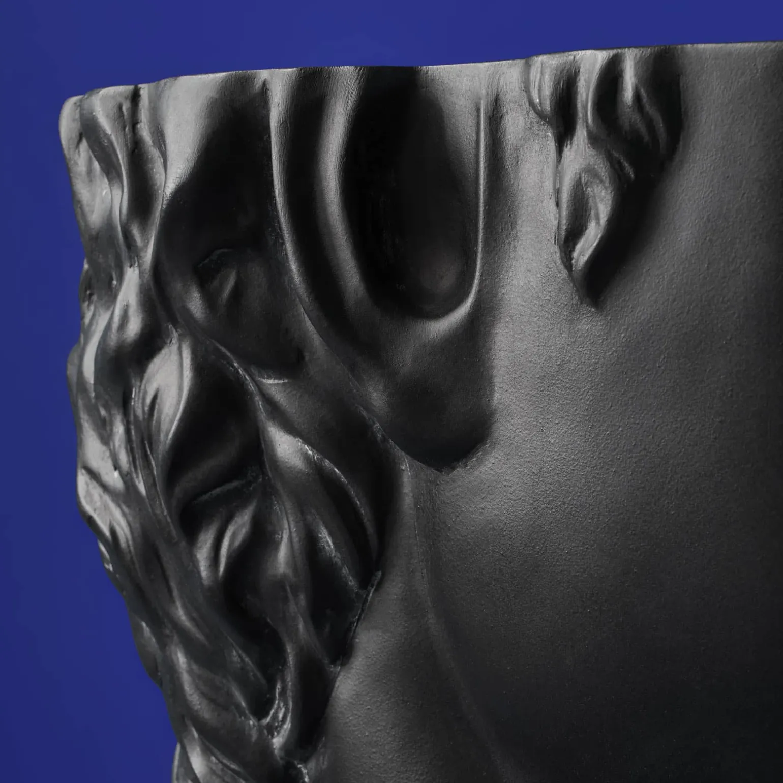 Table d'appoint Buste Masculin David, noir