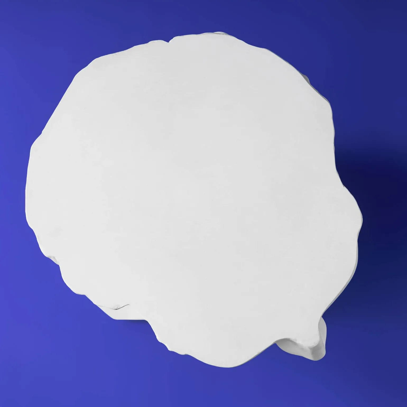 Table d'appoint Buste Masculin David, blanc