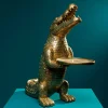 Table d'appoint crocodile Morty, or
