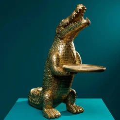 Table d'appoint crocodile Morty, or