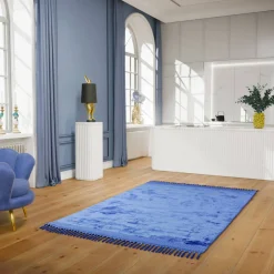 Tapis Velvet Touch, bleu