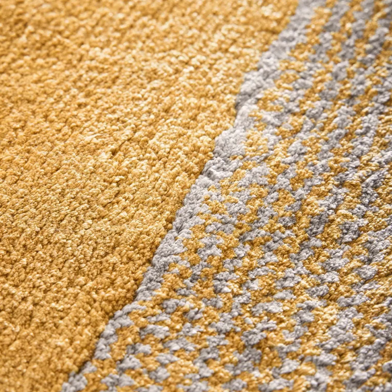 Tapis Velvet Touch, jaune