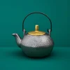 Théière Ceylon, noir-or