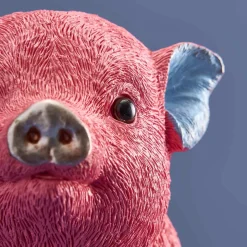 Tirelire cochon, rose