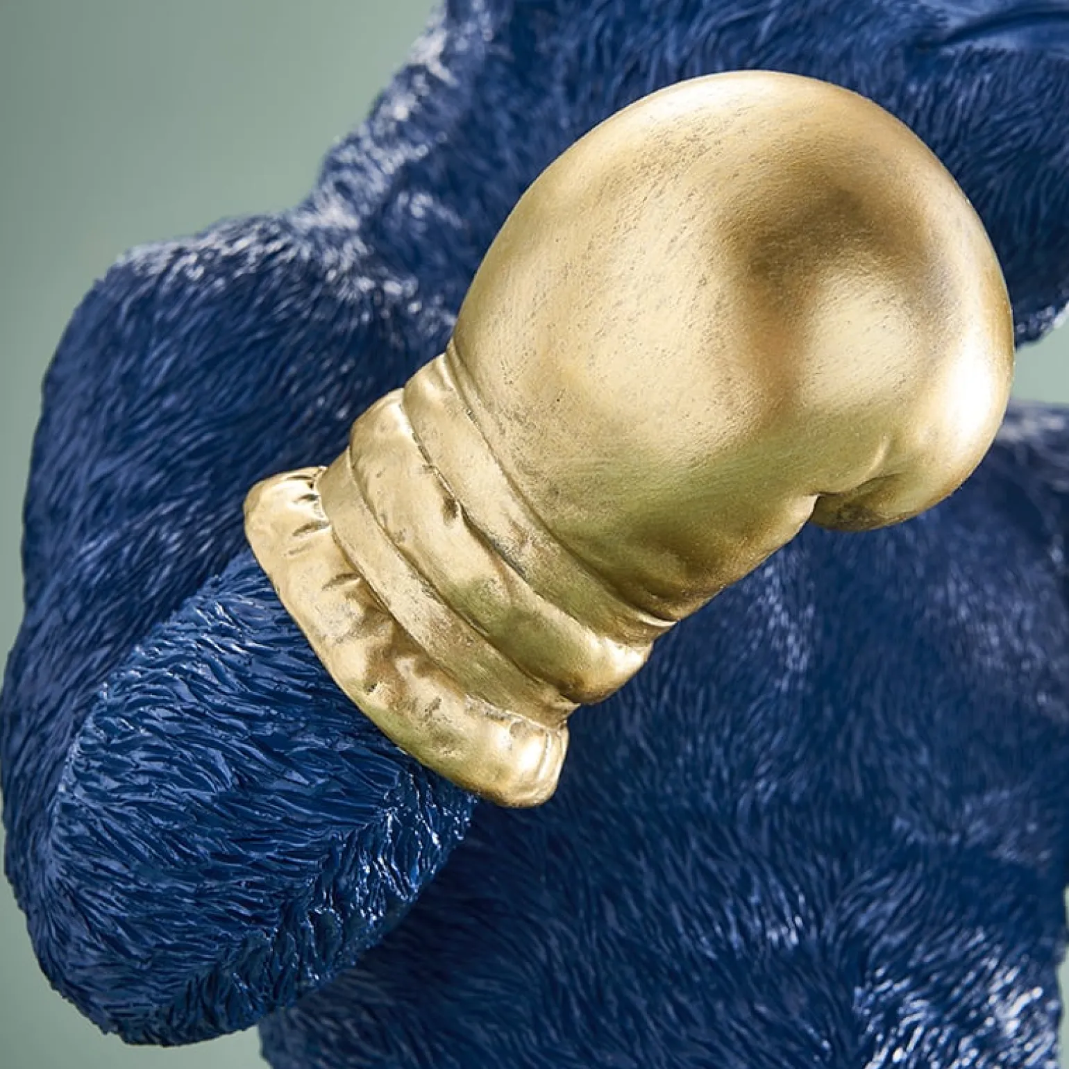 Tirelire Gorilla Rocky, bleu-or