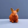Tirelire lapin, orange
