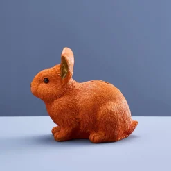 Tirelire lapin, orange