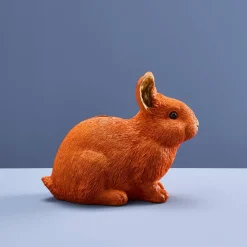 Tirelire lapin, orange