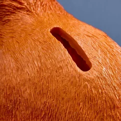 Tirelire lapin, orange