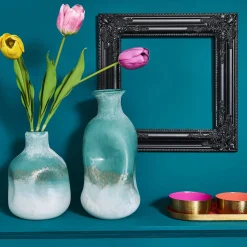 Vase Alea I, turquoise