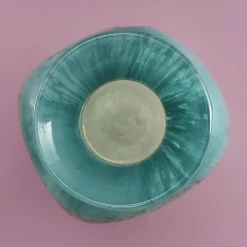 Vase Alea II, turquoise