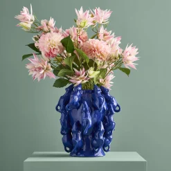 Vase avec des souris Mouse, bleu