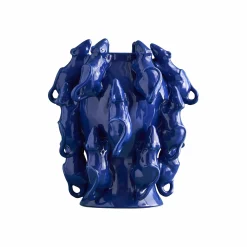 Vase avec des souris Mouse, bleu
