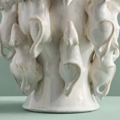 Vase avec des souris Mouse, blanche