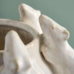 Vase avec des souris Mouse, blanche
