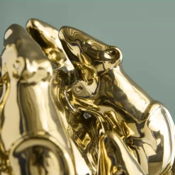 Vase avec des souris Mouse, dorée