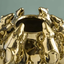 Vase avec des souris Mouse, dorée