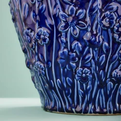 Vase avec fleurs Primavera, bleu