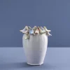 Vase avec oiseaux S, blanc