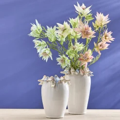 Vase avec oiseaux S, blanc