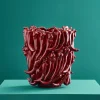 Vase Chili L, rouge