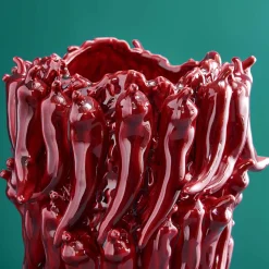 Vase Chili L, rouge