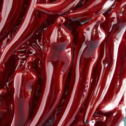Vase Chili L, rouge
