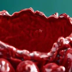 Vase Chili L, rouge