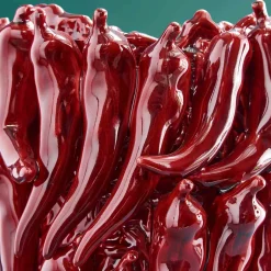 Vase Chili L, rouge