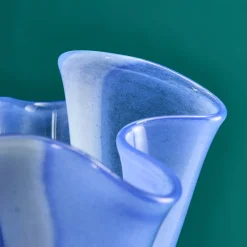 Vase Finya, bleu