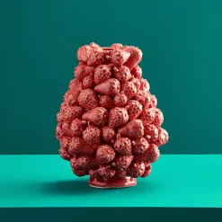 Vase Fraise, rouge